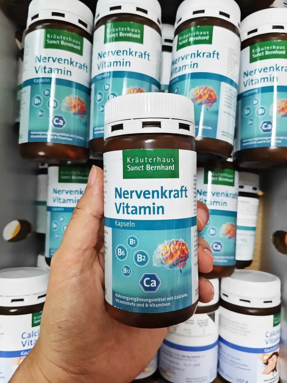 Viên bổ thần kinh Nervenkraft Sanct Bernhard 180 viên của Đức Viên uống bổ thần kinh Sanct Bernhard Nervenkraft Vitamin 180 viên