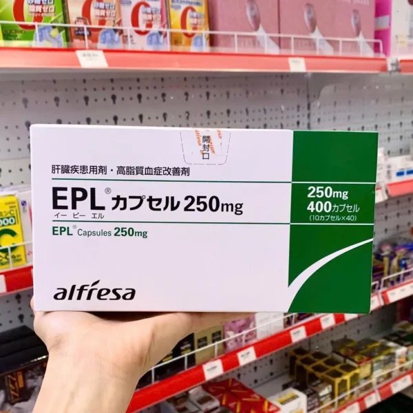 Viên uống hỗ trợ gan nhiễm mỡ EPL 250mg Alfresa Nhật Bản