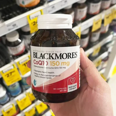 Bổ tim Blackmores CoQ10 150mg 90 viên của Úc Viên uống hỗ trợ tim mạch CoQ10 150mg Blackmores 90 viên
