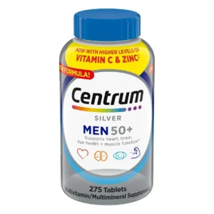 Centrum Silver men 50+ 275 viên - Viên uống bổ sung đa vitamin cho nam trên 50 tuổi của Mỹ