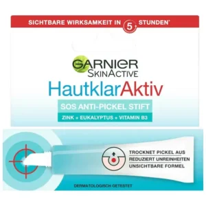 Gel Trị Mụn Khẩn Cấp Garnier Hautklar SOS Anti Pickel Stift, 10 ml