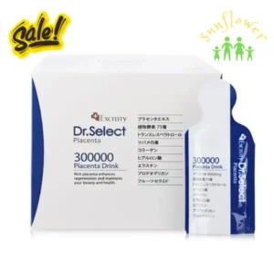 Nhau thai heo Dr Select Placenta Drink 300000 hộp 30 gói của Nhật Bản