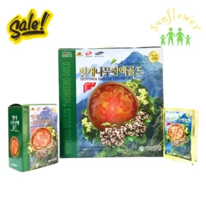 Nước bổ gan rồng đỏ Hàn Quốc Hovenia Dulcis Thunberg Gold hộp 30 gói