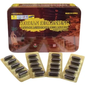 Viên đạm Hồng Sâm Linh Chi Nhung Hươu BIO Hàn Quốc hộp 60 viên