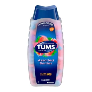 Viên nhai hỗ trợ dạ dày Tums Assorted Berries 265 viên của Mỹ