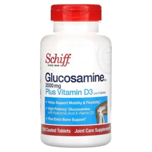 Viên uống Schiff Glucosamine HCl Plus Vitamin D3 2000 Mg 150 Coated Tablets