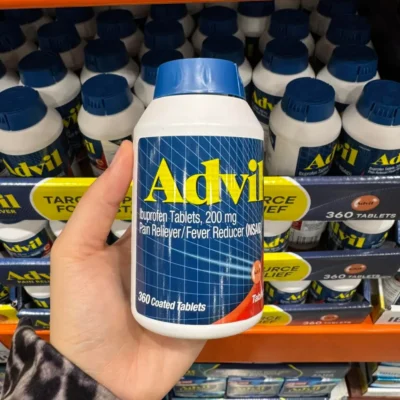 Thuốc giảm đau hạ sốt Advil 360 viên của Mỹ Viên uống giảm đau hạ sốt Advil ibuprofen 360 viên của Mỹ