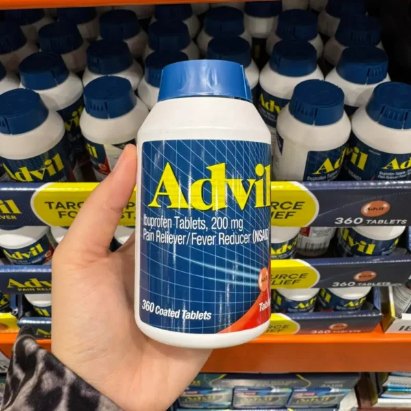 Viên uống giảm đau hạ sốt Advil ibuprofen 360 viên của Mỹ