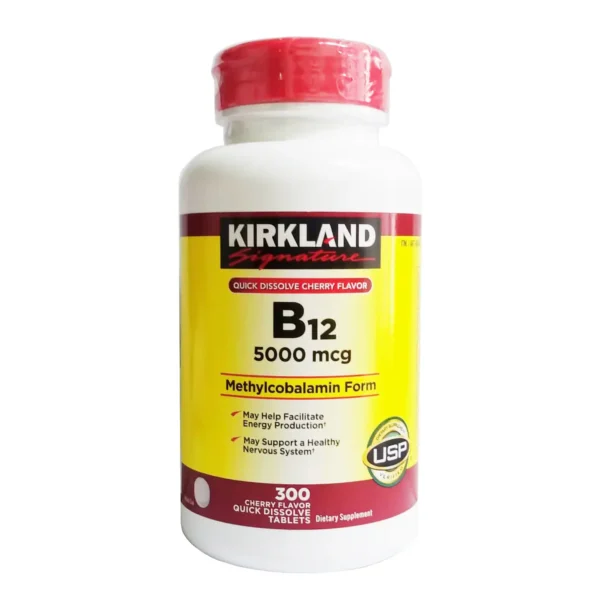 Viên uống hỗ trợ bổ sung Vitamin B12 5000 mcg Kirkland