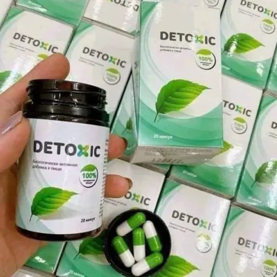Viên uống thải độc ký sinh trùng Detoxic 20 viên của Nga Viên uống thải độc Hendel's Garden Detoxic 20 viên