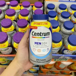 Vitamin tổng hợp cho nam trên 50 tuổi Centrum Silver Men 50+ 275 viên