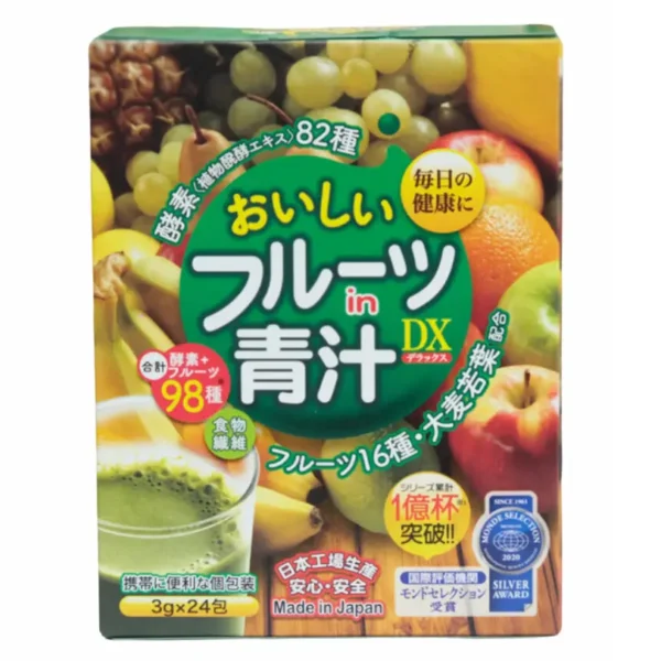 Bột Rau Củ Trái Cây Tổng Hợp Aojiru Enzyme Dx - Hộp 24 Gói