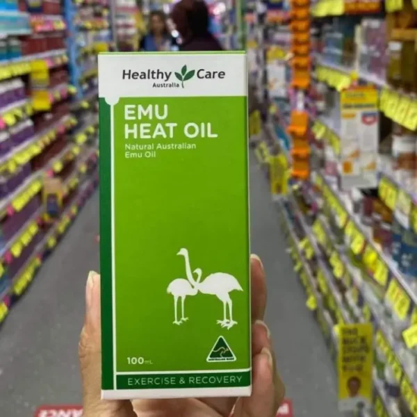 Dầu xoa bóp đà điểu Emu Heat Oil Healthy Care 100ml