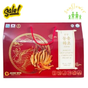 Hồng Sâm Đông Trùng Hạ Thảo Jeong Won hộp 30 gói Hàn Quốc
