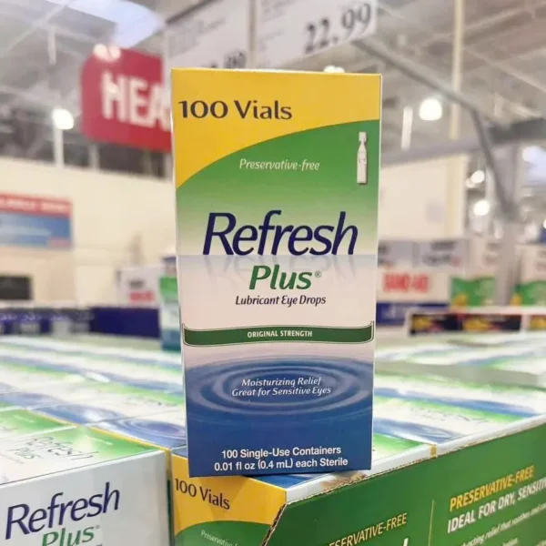 Nước nhỏ mắt nhân tạo Refresh Plus Lubricant Eye Drops 100 ống