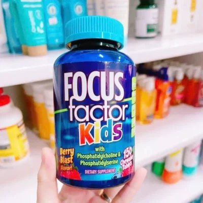 Thuốc bổ não Focus Factor Kids giúp trẻ tăng cường trí nhớ