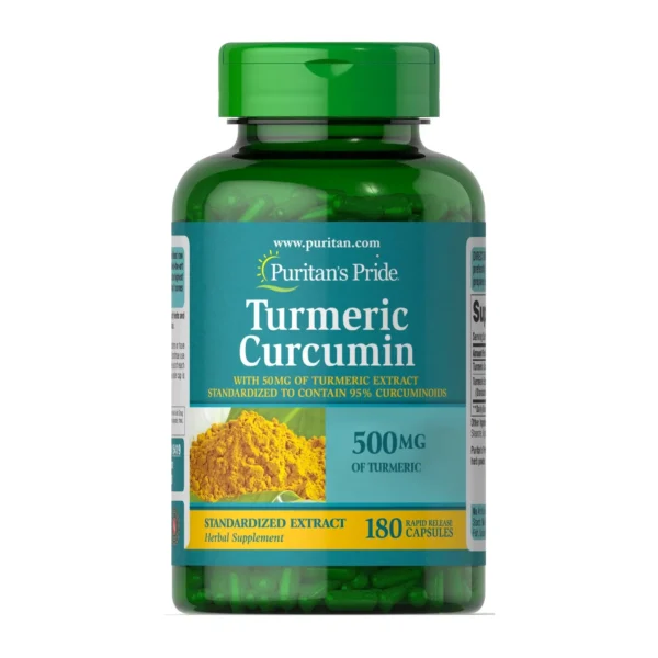 Tinh bột nghệ turmeric curcumin 500mg Puritan's Pride 180 viên