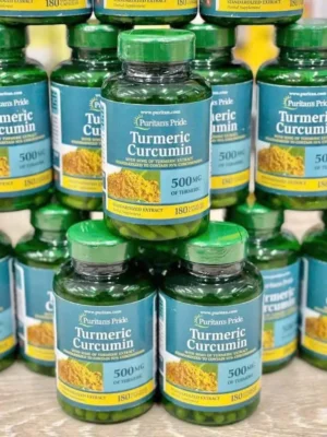 Tinh nghệ Turmeric Curcumin Puritan's Pride 180 viên của Mỹ Tinh chất nghệ Puritan's Pride Turmeric Curcumin 500mg 180 viên của Mỹ