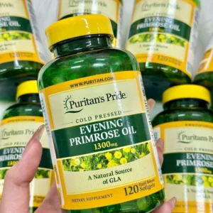 Tinh dầu hoa anh thảo Puritan's Pride Evening Primrose Oil 1300mg 120 viên
