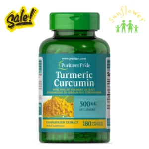 Tinh nghệ Turmeric Curcumin Puritan's Pride 180 viên của Mỹ
