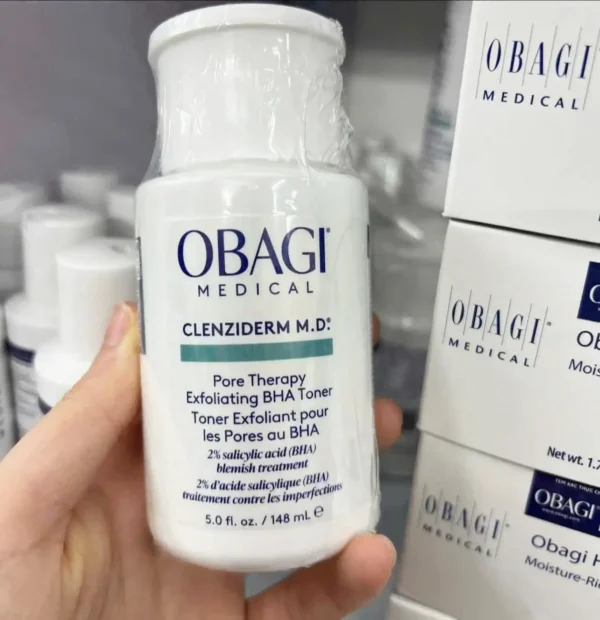 Toner Làm Sạch Mụn, Tẩy Tế Bào Chết Obagi Clenziderm M.D. Exfoliating BHA Toner 148ml