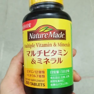 Viên uống Nature Made Multiple Vitamin & Minerals Nhật Bản 200 viên