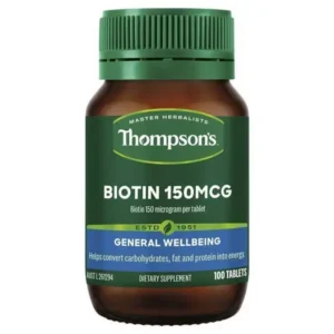 Viên uống Thompson's Biotin 150mcg 100 viên