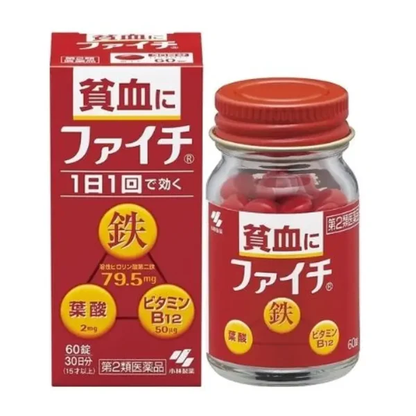 Viên uống bổ máu Kobayashi Faichi 60 viên