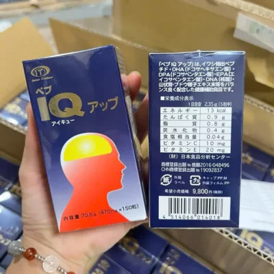 Viên uống tăng cường trí não Pep IQ Up 150 viên của Nhật Bản Viên uống bổ não tăng cường trí nhớ Pep IQ Up Inter Techno 150 viên