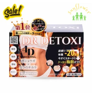 Viên uống giảm cân Dr Detoxi 4D 30 gói của Nhật Bản