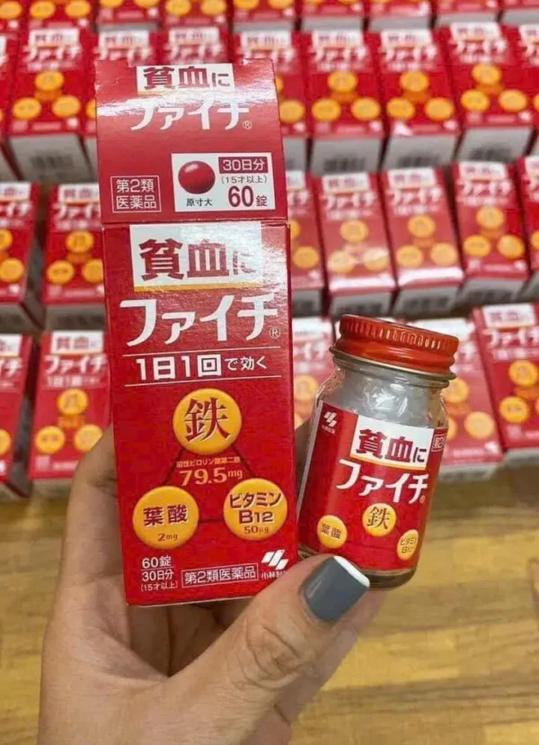 Viên uống hỗ trợ bổ máu Faichi Kobayashi Nhật Bản 60 viên