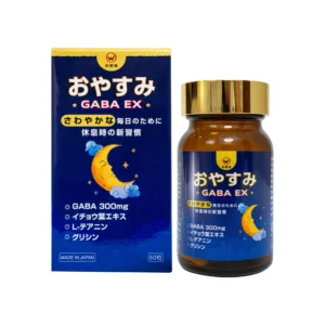 Viên uống hỗ trợ giấc ngủ Gaba Ex Wakenko 60 viên của Nhật