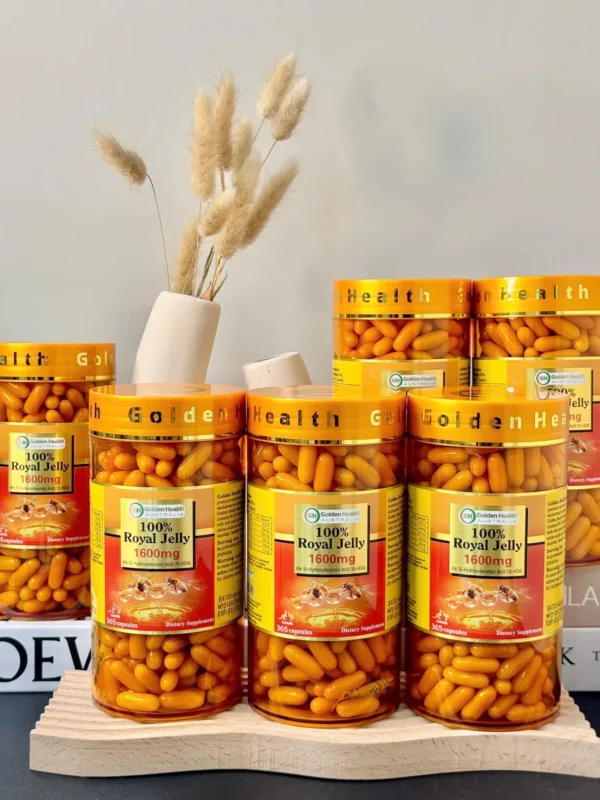 Viên uống sữa ong chúa Golden Health Royal Jelly 1600mg 6% 10 HAD