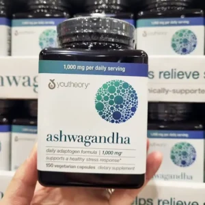 viên uống nhân sâm Ấn Độ Youtheory Ashwagandha 1000mg 150 viên