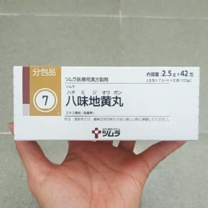 Bột uống bổ thận Tsumura 7 Hachimi hộp 42 gói của Nhật Bản Bổ Thận Nhật Bản Tsumura 7 Hachimi Chính Hãng 42 gói