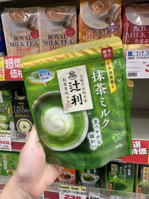 Bột trà sữa trà xanh Tsuriji Kataoka Uji Matcha Milk 190g