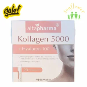 Collagen uống Altapharma Kollagen 5000 + Hyaluron hộp 20 ống của Đức