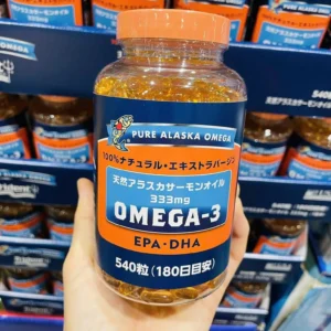 Dầu cá hồi Omega-3 Pure Alaska 333mg Nhật Bản 540 viên