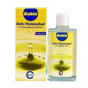 Dầu tắm Babix Baby-Thymianbad chống cảm cúm tăng đề kháng