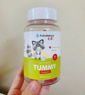 Kẹo dẻo FutuNatura Kids Tummy Probiotic 30 viên của Đức Kẹo dẻo men vi sinh Kids Tummy Probiotic FutuNatura 30 viên của Đức