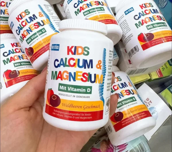 Kẹo nhai Kids Calcium & Magnesium New Nordic, 180 viên