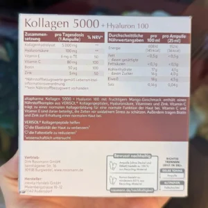 Kollagen 5000+ của hãng Altapharma hộp 20 ống