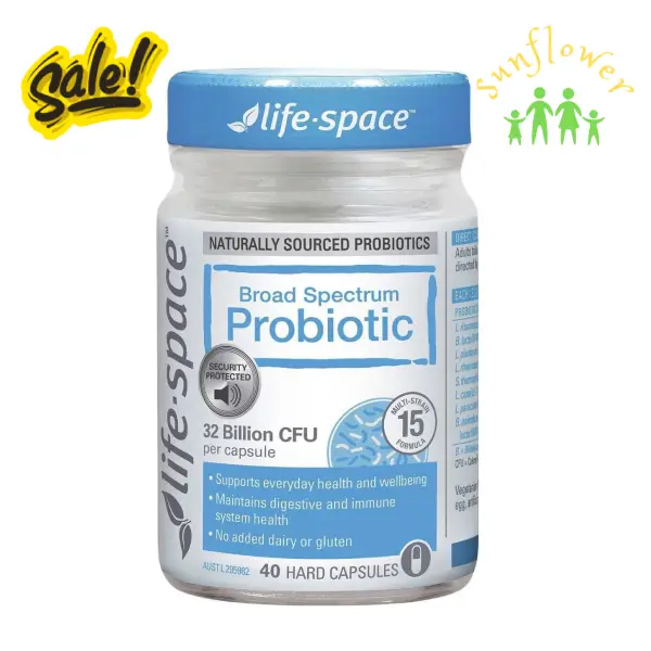 Men vi sinh Life Space Broad Spectrum Probiotic 40 viên của Úc Men vi sinh Life Space Broad Spectrum Probiotic 40 viên của Úc