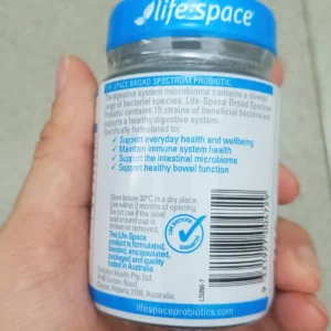 Men vi sinh Úc cho người lớn Life Space Broad Spectrum Probiotic 40 viên