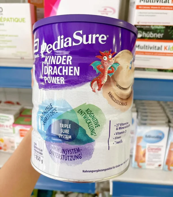 Sữa PediaSure Đức Kinder Drachen Power 850g cho bé từ 1 - 10 tuổi