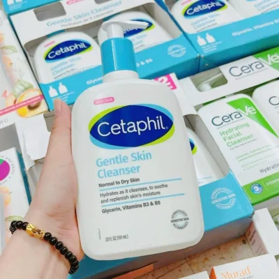 Sữa rửa mặt Cetaphil Gentle Skin Cleanser 591ml của Mỹ Sữa rửa mặt Cetaphil Gentle Skin Cleanser 591ml nhẹ dịu nhất