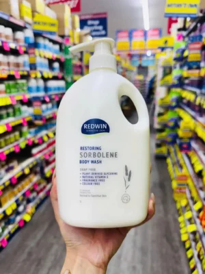 Sữa tắm Redwin 1L cho da nhạy cảm của Úc Sữa tắm Redwin Sorbolene Body Wash Vitamin E 1 Lít