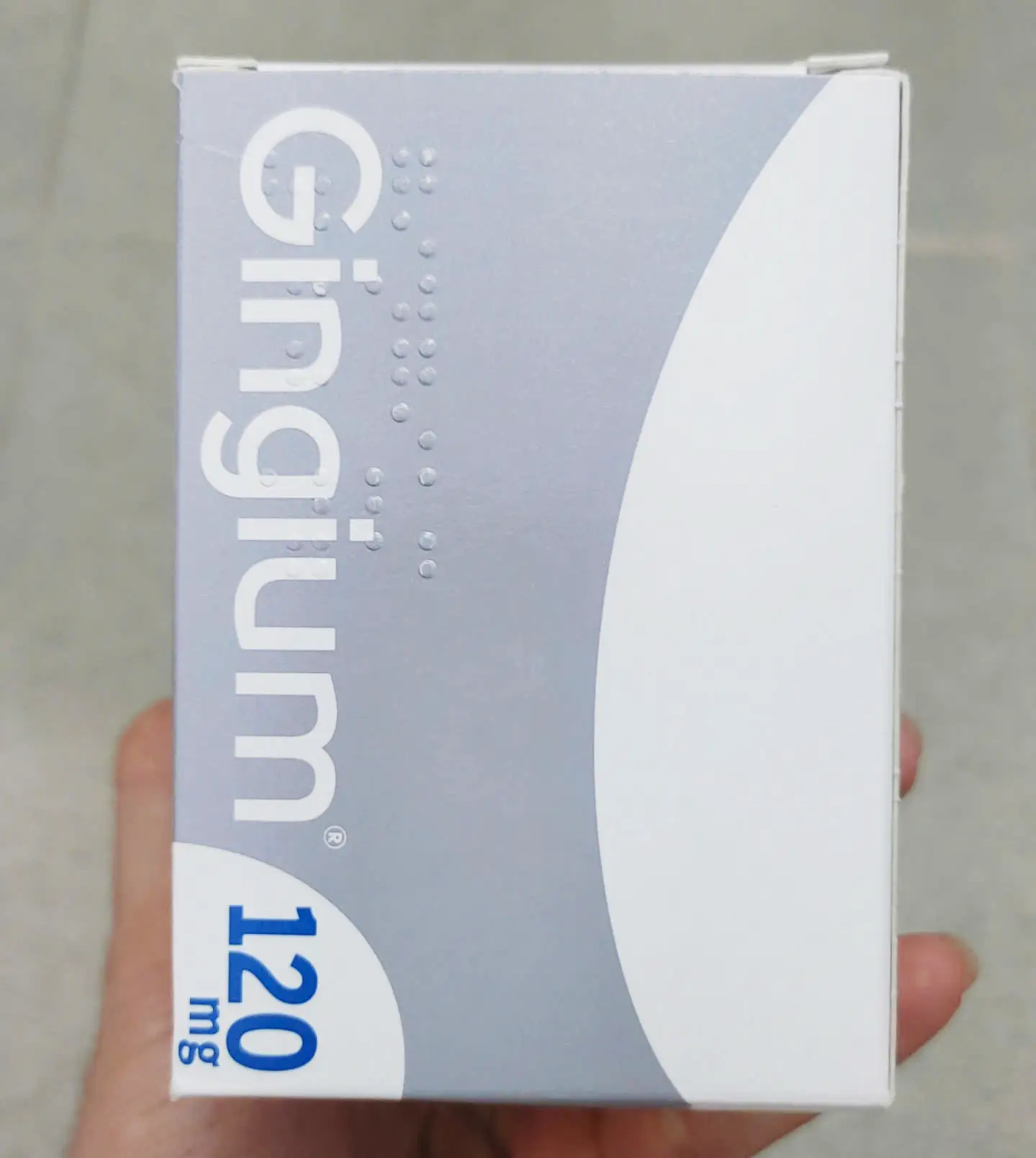 Viên uống bổ não Gingium 120mg 120 viên của Đức Thuốc bổ não Gingium 120 mg 120 viên