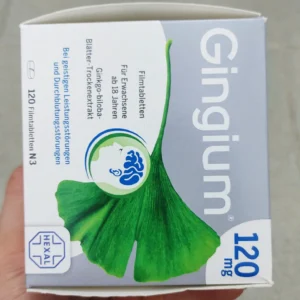 Viên uống bổ não Gingium 120mg 120 viên của Đức Thuốc bổ não Gingium 120 mg 120 viên của Đức