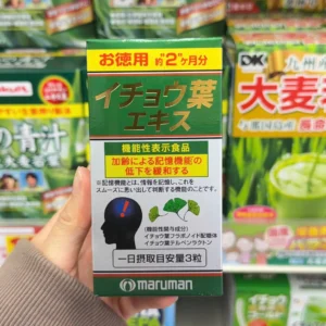 Viên uống bổ não Maruman Ginkgo Biloba 200 viên của Nhật Bản Thuốc bổ não Ginkgo Biloba Maruman 200 viên của Nhật Bản